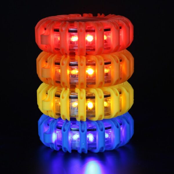 16 LED Flashing Car Warning Light Rechargeable Safety Emergency Road Magnetic Base Car Boat Flare 1