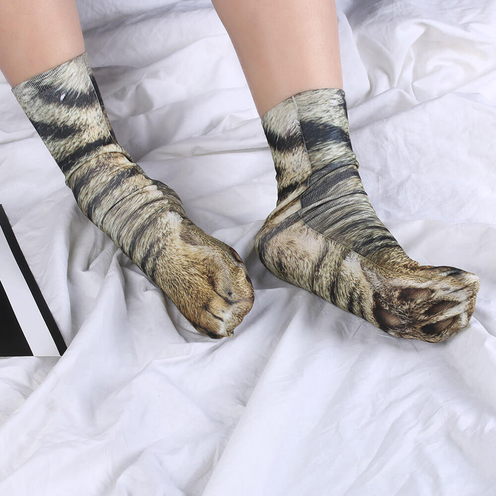 New Novel Style Adult Unisex Animal Paw Socks buy online