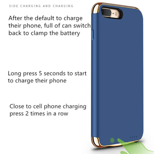 2500 3500mAh Portable PowerBank Battery Case For iPhone 6 6S 7 8 External Battery Charger Case