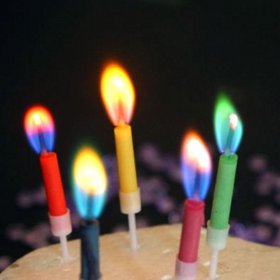 Colored Flame Birthday Candles - image 4