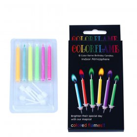 Colored Flame Birthday Candles - image 1