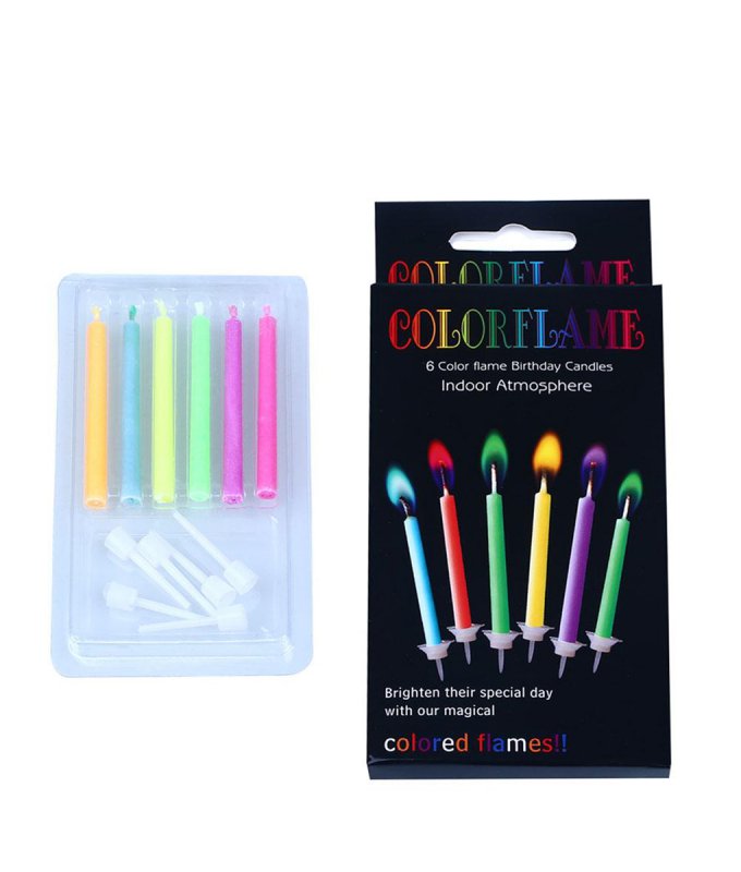 Colored Flame Birthday Candles JOOPZY