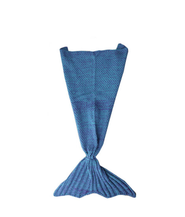 BeddingOutlet Mermaid Throw Blanket Handmade Mermaid Tail Blanket for Adult Kid Multi Colors 3 Size Soft