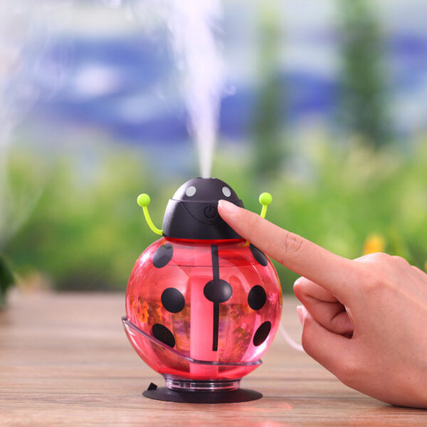 Beetle humidifier USB Humidifier Aroma diffuser Aromatherapy Essential oil diffuser Mini Portable Mist Maker 260ml LED 3