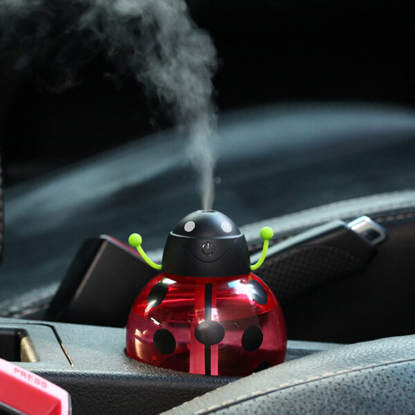 Beetle humidifier USB Humidifier Aroma diffuser Aromatherapy Essential oil diffuser Mini Portable Mist Maker 260ml LED 4