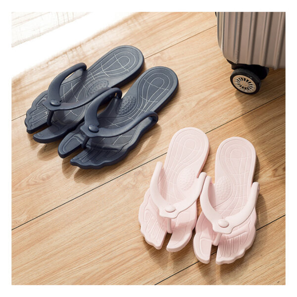 CPI New 2018 women slippers summer flip flops home anti slip folding tour portable slippers women