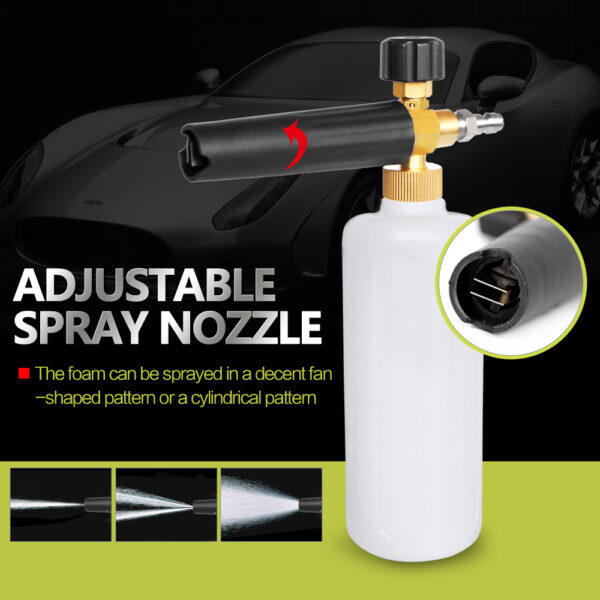 Car Styling Foam gun car wash Pressure Washer Jet Wash 1 4 Quick Release Adjustable Snow 1