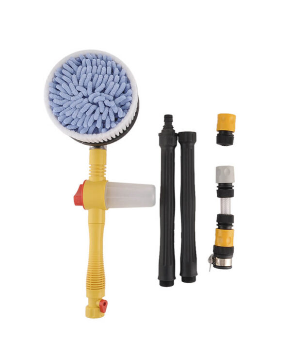 Interrupteur de lavage de voiture, brosse à mousse à débit d'eau, lave-auto Portable, brosse de lavage automatique, brosse rotative professionnelle 6