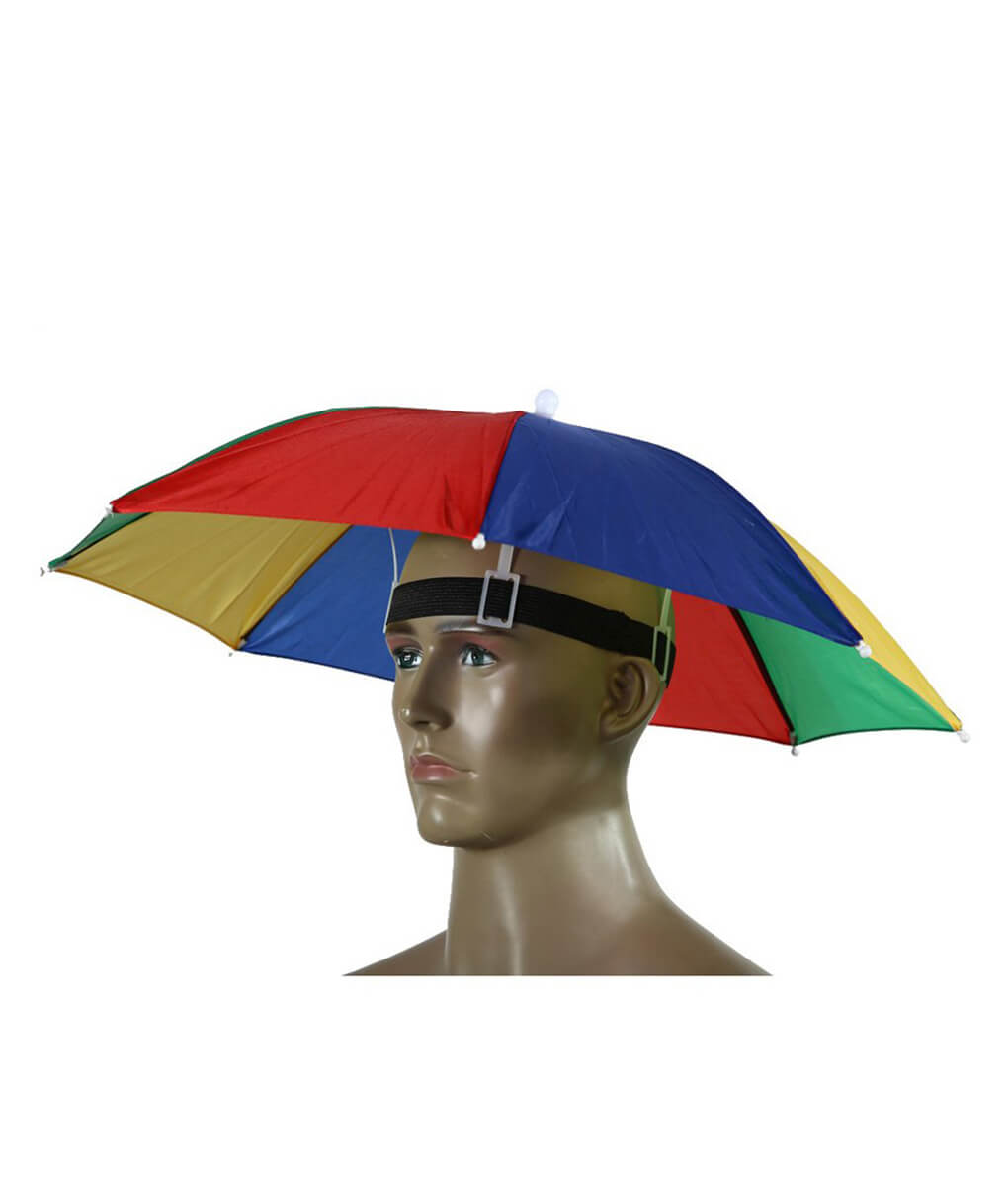 Unbrella Hat Sun Cap pour la pêche camping randonnée Robe Pliable Couvre Chapeau Soleil H 