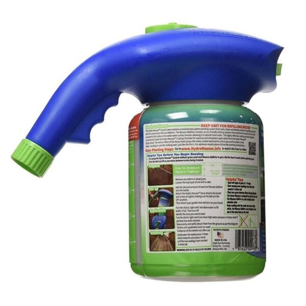 Gardening Seed Sprinkler Lawn Hydro Mousse Housework Hydro Seeding System Grass Liquid Spray Device Seed Lawn 2 1