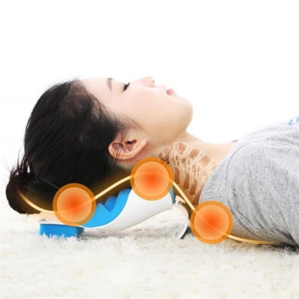 Neck And Shoulder Relaxer Pillow Neck Pain Relief Massage Pillow Neck Support Cushion Drop Shipping 4