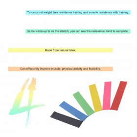 6 Levels Exercise Bands (6 pieces) - image 4