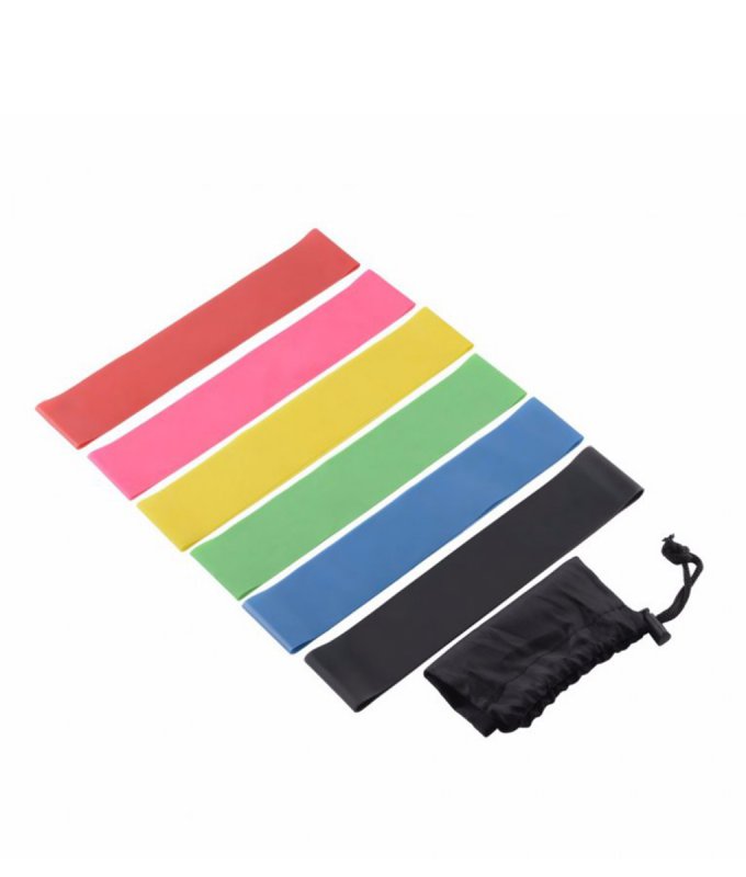 6 Levels Exercise Bands (6 pieces)