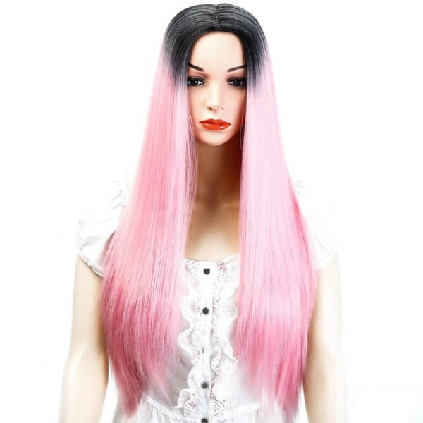 SHANGKE 22 inch Long Straight Black Wig Hairstyles Heat Resistant Synthetic Wigs For Women Long Female 20 1.jpg 640x640 20 1