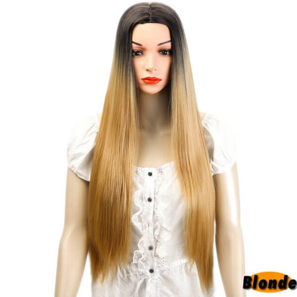 SHANGKE 22 pulgada nga Taas nga Straight Black Wig Mga Estilo sa Buhok nga Makasukol sa Kainit nga Synthetic Wig Para sa mga Babaye Taas nga Babaye 21 1.jpg 640x640 21 1