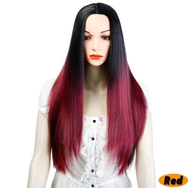 SHANGKE 22 pulgada nga Taas nga Straight Black Wig Mga Estilo sa Buhok nga Makasukol sa Kainit nga Synthetic Wig Para sa mga Babaye Taas nga Babaye 23 1.jpg 640x640 23 1