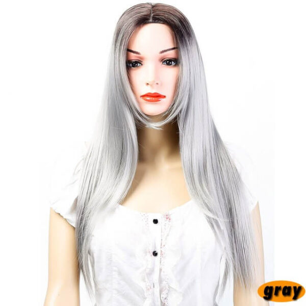 SHANGKE 22 pulgada nga Taas nga Straight Black Wig Mga Estilo sa Buhok nga Makasukol sa Kainit nga Synthetic Wig Para sa mga Babaye Taas nga Babaye 27 1.jpg 640x640 27 1