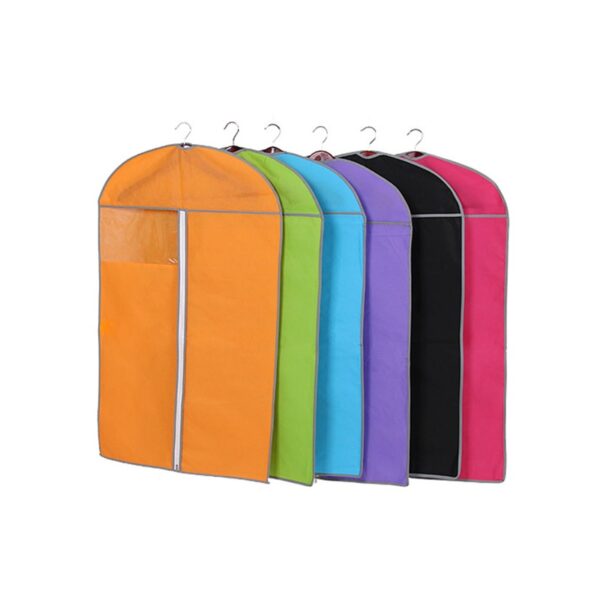 Funda antipolvo para roupa non tecida espesa, organización a proba de humidade, bolsa de almacenamento, bolsas para polvo, funda protectora para roupa 4