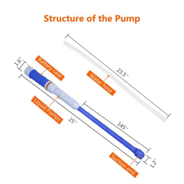 Water Pump Powered Electric Outdoor Car Auto Vehicle Fuel Gas Transfer Suction Pumps Liquid Transfer Oil 2