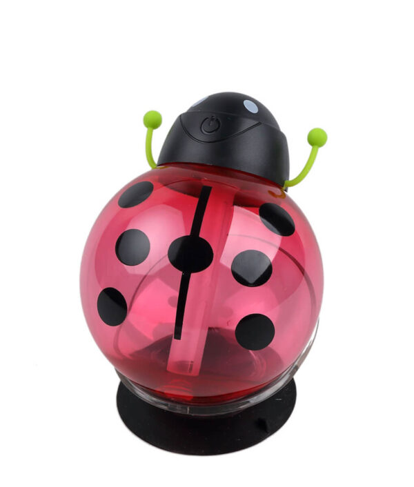 sikeoMini USB Air Freshener Beetle Night Light Cartoon Ladybug Humidifier Aroma Air Diffuser Mist Maker Light