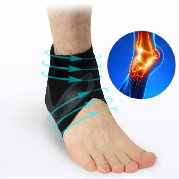 1 PCS Ankle Support Brace Elasticity Libre nga Adjustment Protection Foot Bandage Sprain Prevention Sport Fitness Guard 2