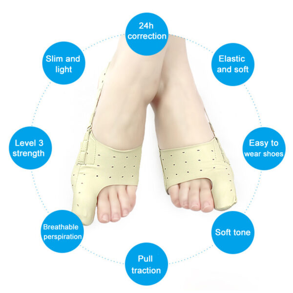 1 Pc Bunion Toe Separator Corrector Straightener Brace Hallux Valgus Orthosis Pain Relief Support ME88 3