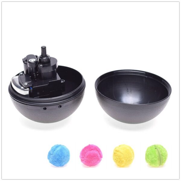 1 Set Automatic Rolling Vacuum Floor Sweeping Robot Cleaner Microfiber Ball Cleaning With 4Pcs Colorful Cleaning 12
