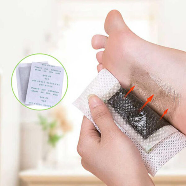 100PCS Detox Foot Patch Pads Body Toxins အလှအပဆိုင်ရာ ကျန်းမာရေး စောင့်ရှောက်မှု Feet Patches Slimming Leg Care Adhesives 3 1 1