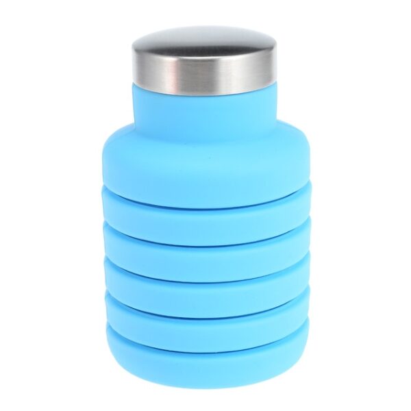 500ML Portable Silicone Water Bottle Retractable Folding Coffee Bottle N'èzí Njem Ịṅụ Ihe Ịṅụ Ọgwụ Egwuregwu Ihe ọṅụṅụ Kettle 2.jpg 640x640 2