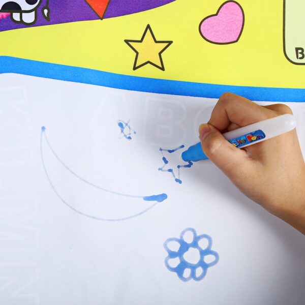 80 x 60cm Baby Kids Add Water with Magic Pen Doodle Painting Picture Water Drawing Play 3