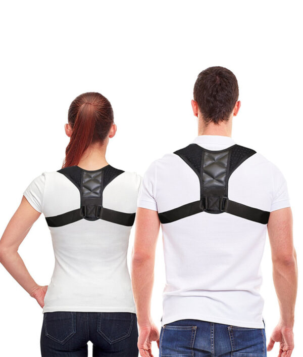 Adjustable Back Posture Corrector Clavicle Spine Back Shoulder Lumbar Brace Support Belt Posture Correction Prevents Slouching 1 1