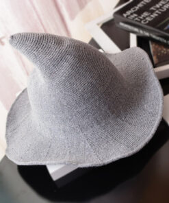 Along the sheep wool cap knitting fisherman hat qiu dong Female fashion witch pointed basin bucket 4.jpg 640x640 4