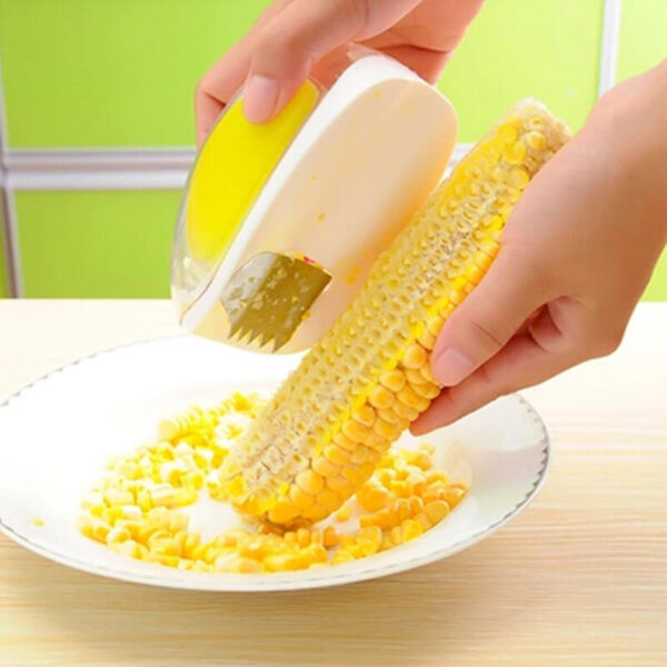 Corn Stripper Peeler Corn Kernels Cob Remover Cutter Protecting Hand Gadgets Kitchen Cooking Accessories