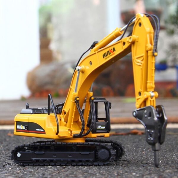 DODOELEPHANT 1 50 Alloy Excavator Truck Car Autotruck Breaking Hammer Vehicles Model Diecast For Boys Toy 7