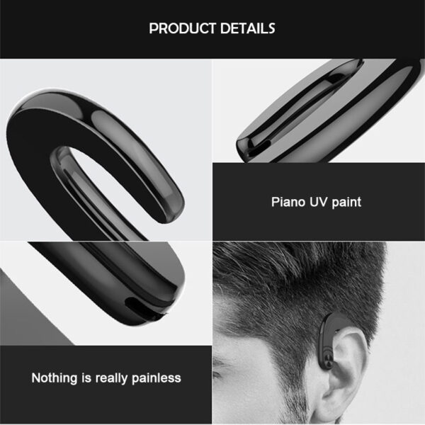 HBQ Q25 Cordless Headphones Wireless Bluetooth Earphones IMPERVIUS Bluetooth Earbuds Sports Headset Non Bone Actio Earphone VII