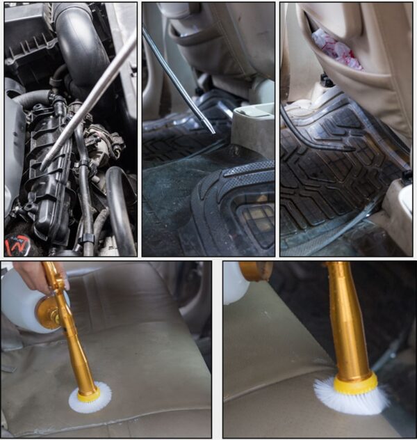 MALUOKASA Tornado Car Cleaning Gun Auto Interior Dry Deep Clean Washing Gun Para sa Cockpit Care Cars 5