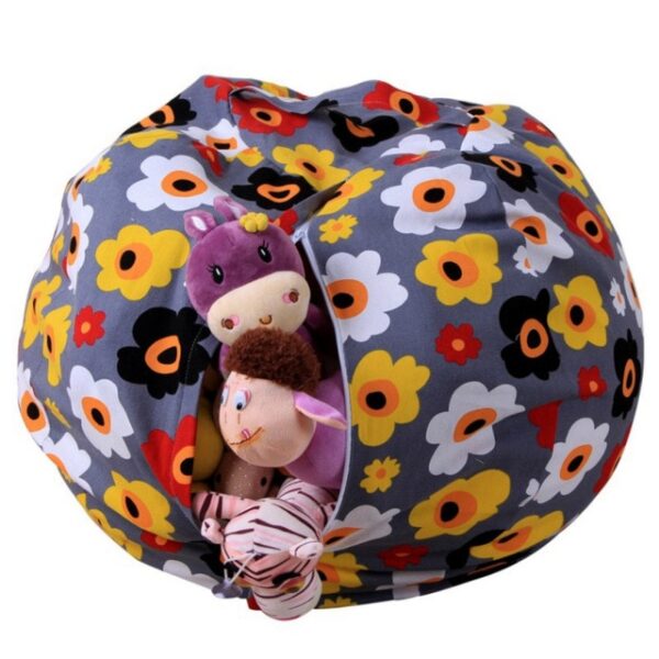 Stuffed Animal Storage Bean Bag Chair Portable Kids Toy Storage Bag Modern Creative Storage Play Mat 5.jpg 640x640 5