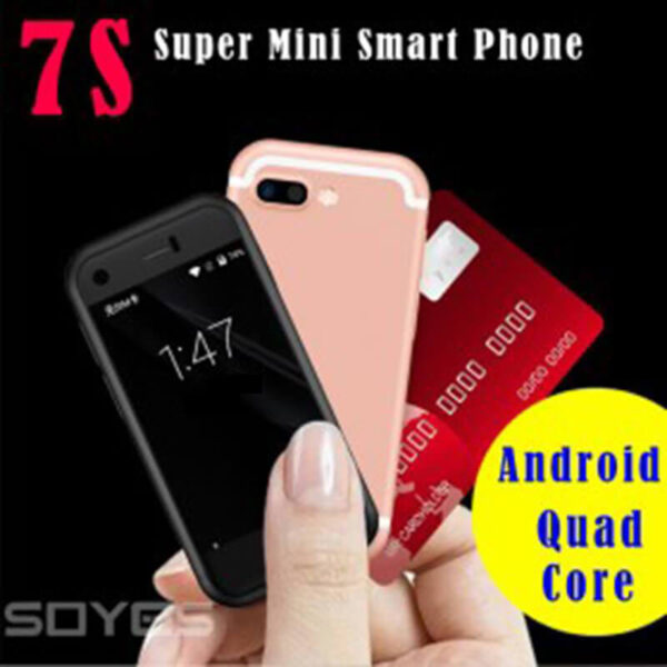 Super mini smartphone Android smart phone original SOYES 7S 6S Quad Core 1GB 8GB 5 0M 1 1 1