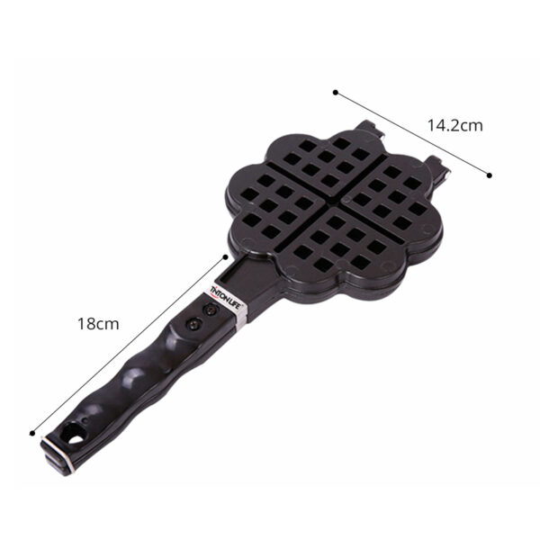 TINTON LIFE DIY Heart Shape Non stick Metal Waffle Maker Waffle Mould kitchen Cake Baking Dish 1