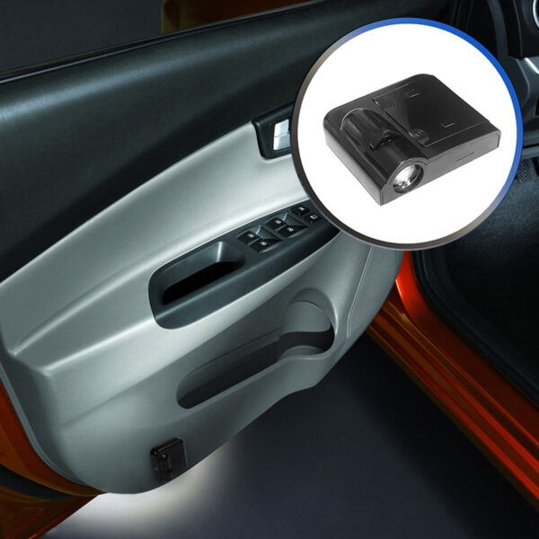 1 шт. Универсальная беспроводная дверь автомобиля Добро пожаловать логотип свет проектор светодиодная лазерная лампа для Ford BMW Toyota 2