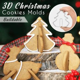 3D Christmas Cookie Cutter Set - image 1