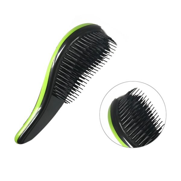 1 unitat de raspall de cabell Mànec de desentranyat màgic Show Er Anti Static Comb Salon Styling Tamer Tool for 4