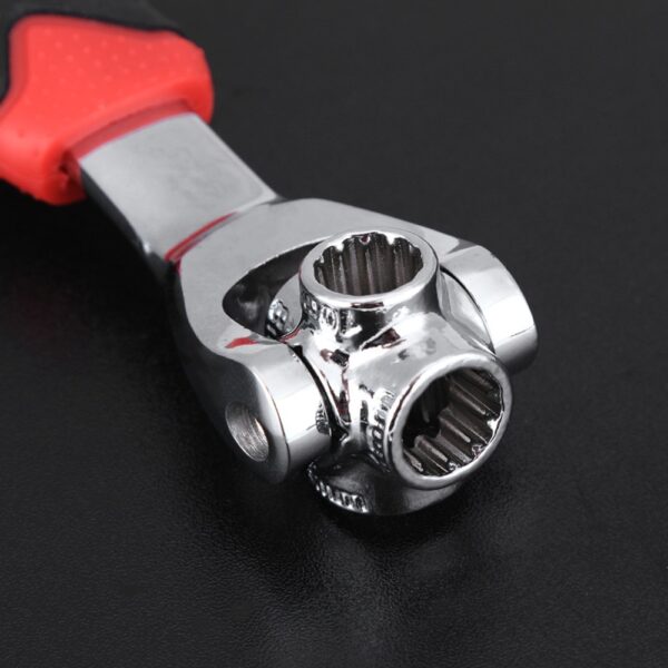 48 trong 1 Tiger Wrench Socket Hoạt động Đa năng Bulong Cờ lê xoay 360 độ Ổ cắm Torx Spanner Socket 4