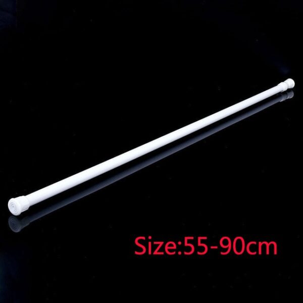 Bathroom New Adjustable Curtain Rod Metal Spring Loaded Bathroom Bar Shower Extendable Telescopic Poles Rail Hanger 1.jpg 640x640 1