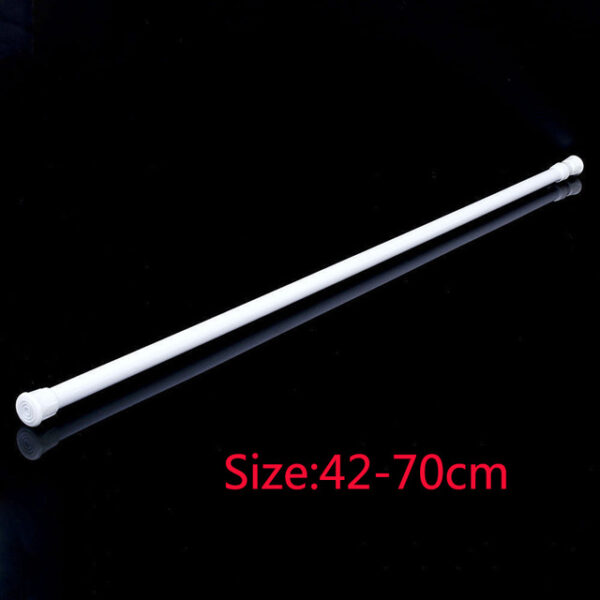 Bathroom New Adjustable Curtain Rod Metal Spring Loaded Bathroom Bar Shower Extendable Telescopic Poles Rail Hanger 2.jpg 640x640 2