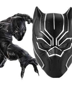 Black Panther Masks Movie Fantastic Four Cosplay Men s Latex Party Mask for Halloween Cosplay Props