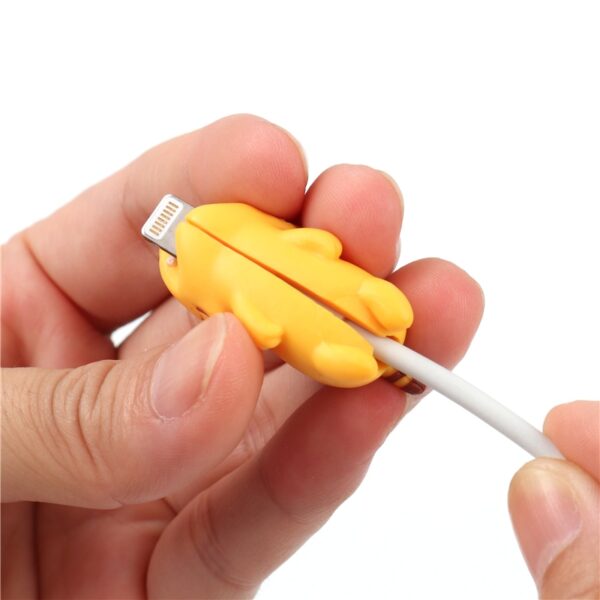 Cable mordere Cute Animal cable protector pro iphone usb cable auctor chompers patina filum possessor pro 3