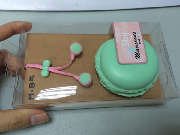 Cute Macaroon Earphones 3 5mm In Ear Earphone With Macaroon Case For Xiaomi Samsung Sony iphone 5