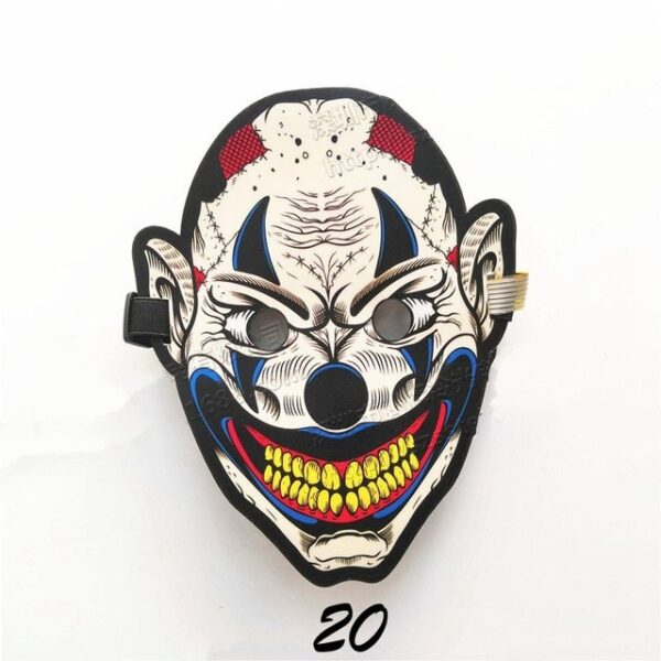 Halloween LED Light Mask Bag-ong disenyo Sound Activated Mask Masidlak nga Flash 3D Animal Mask Voice 19.jpg 640x640 19