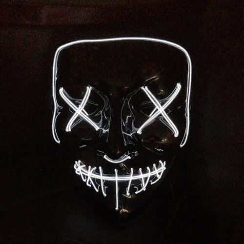 Halloween Mask LED lampice za osvjetljavanje Party maske The Purge Izborna godina Festivalske zabavne maske Cosplay 1.jpg 640x640 1